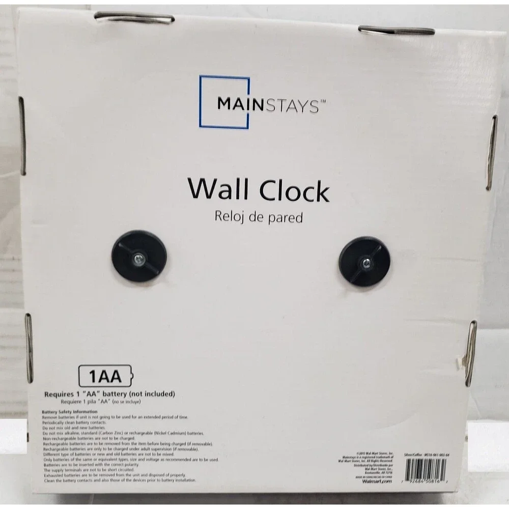 Plastic Wall Clock, 10